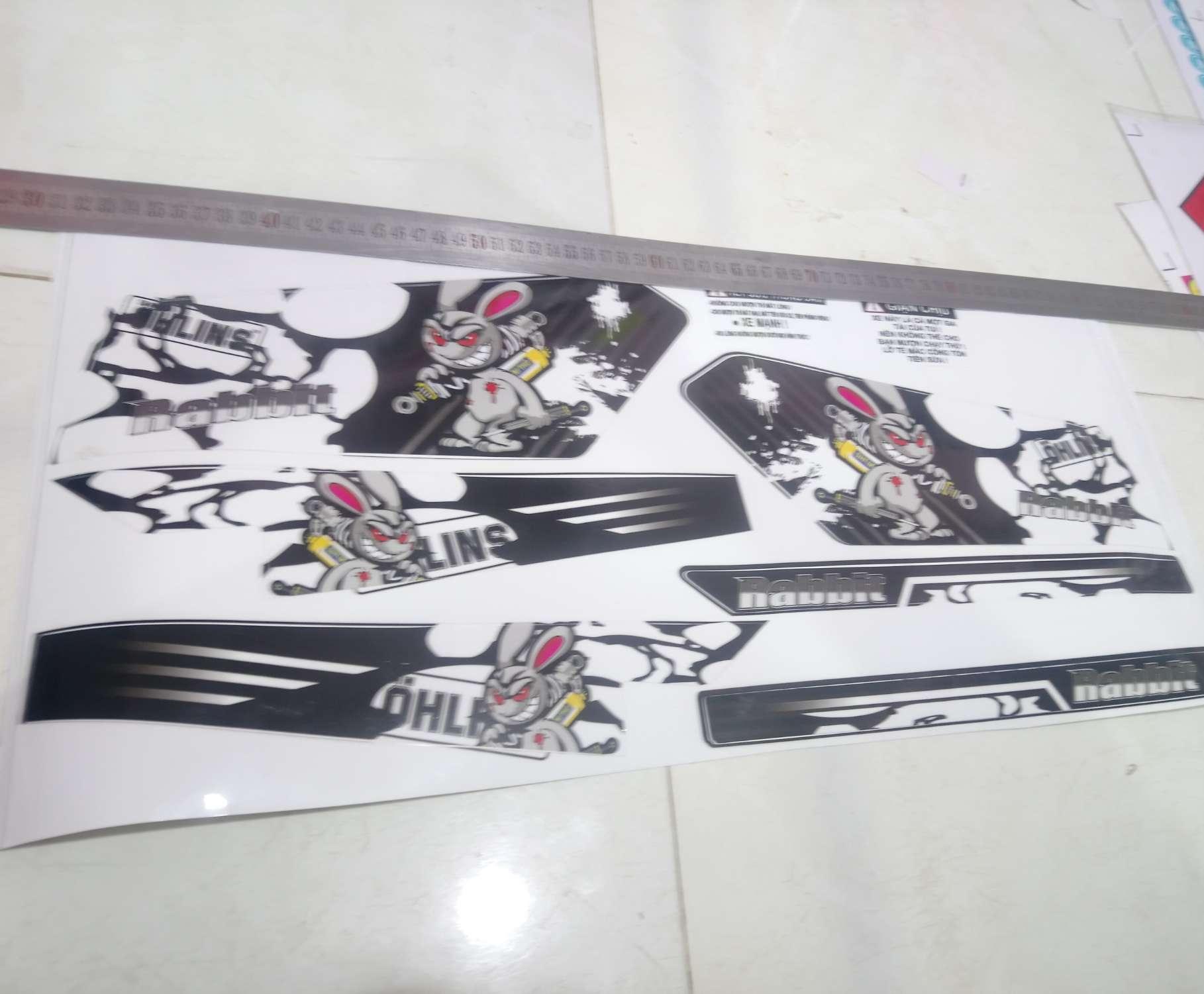 Tem xe dream thỏ cầm phuộc ohlins
