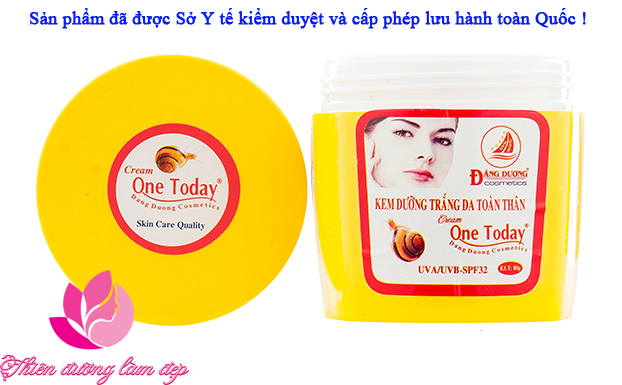 Kem dưỡng trắng da toàn thân ONE TODAY 80g