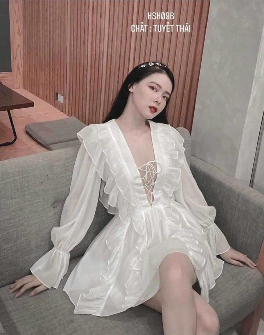 Đầm bèo đan dây