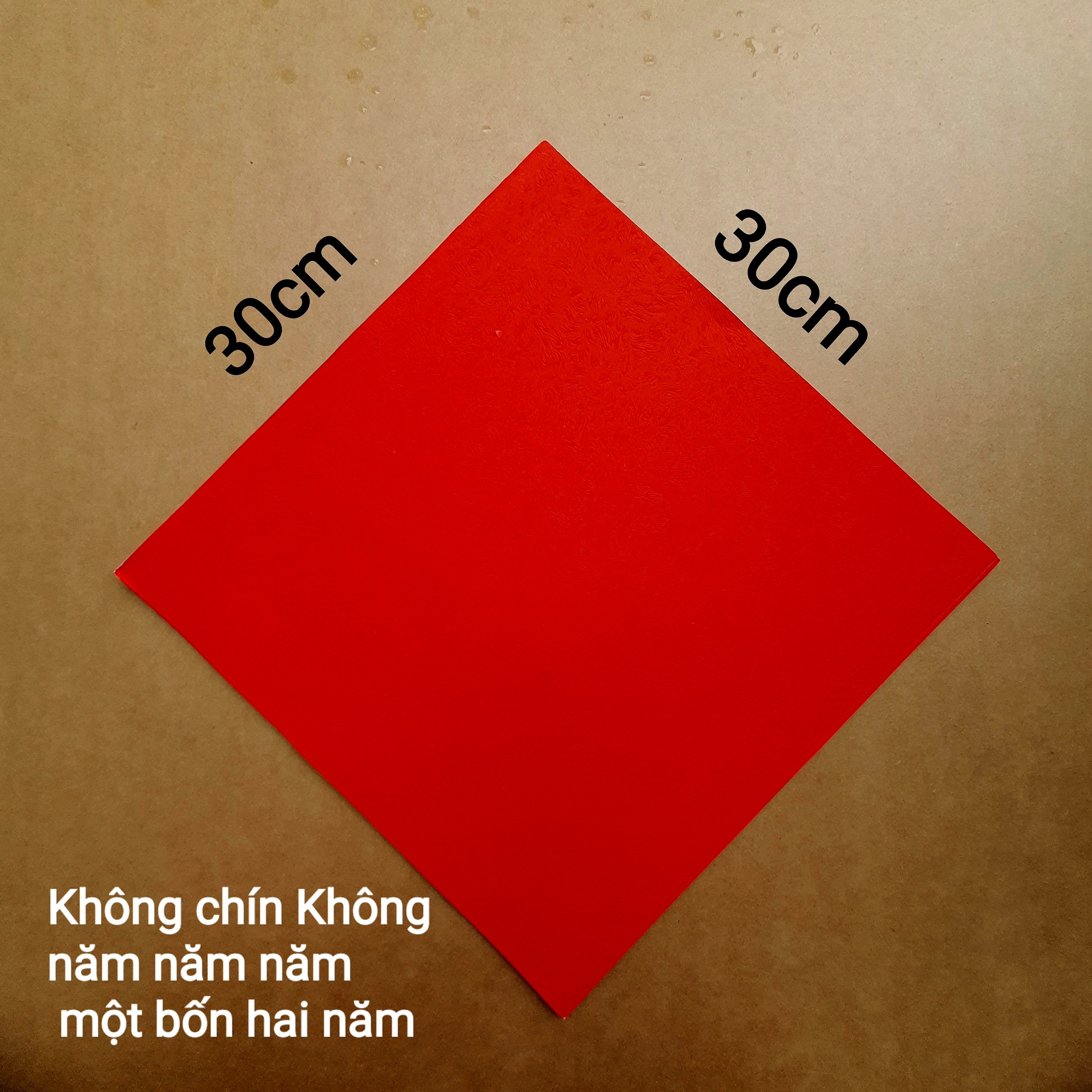 10 giấy mỹ thuật vuông nhiều kích thước. Giấy viết thư pháp trang trí tết
