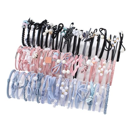 Túi 4000c Chun Buộc Tóc Nhiều Màu Cho Bé Kèm Túi Gấu - Set 4000 Dây Buộc tóc