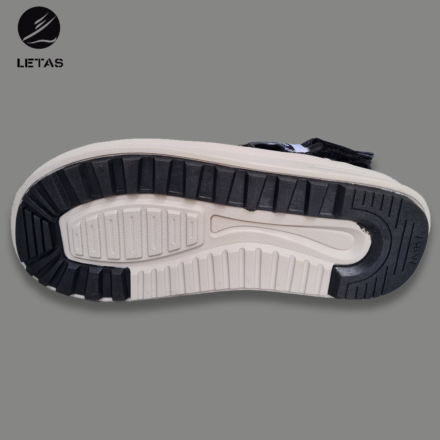 Sandal Nữ,Nam Phản Quang HOT Trend Letas D714 Đen Icon