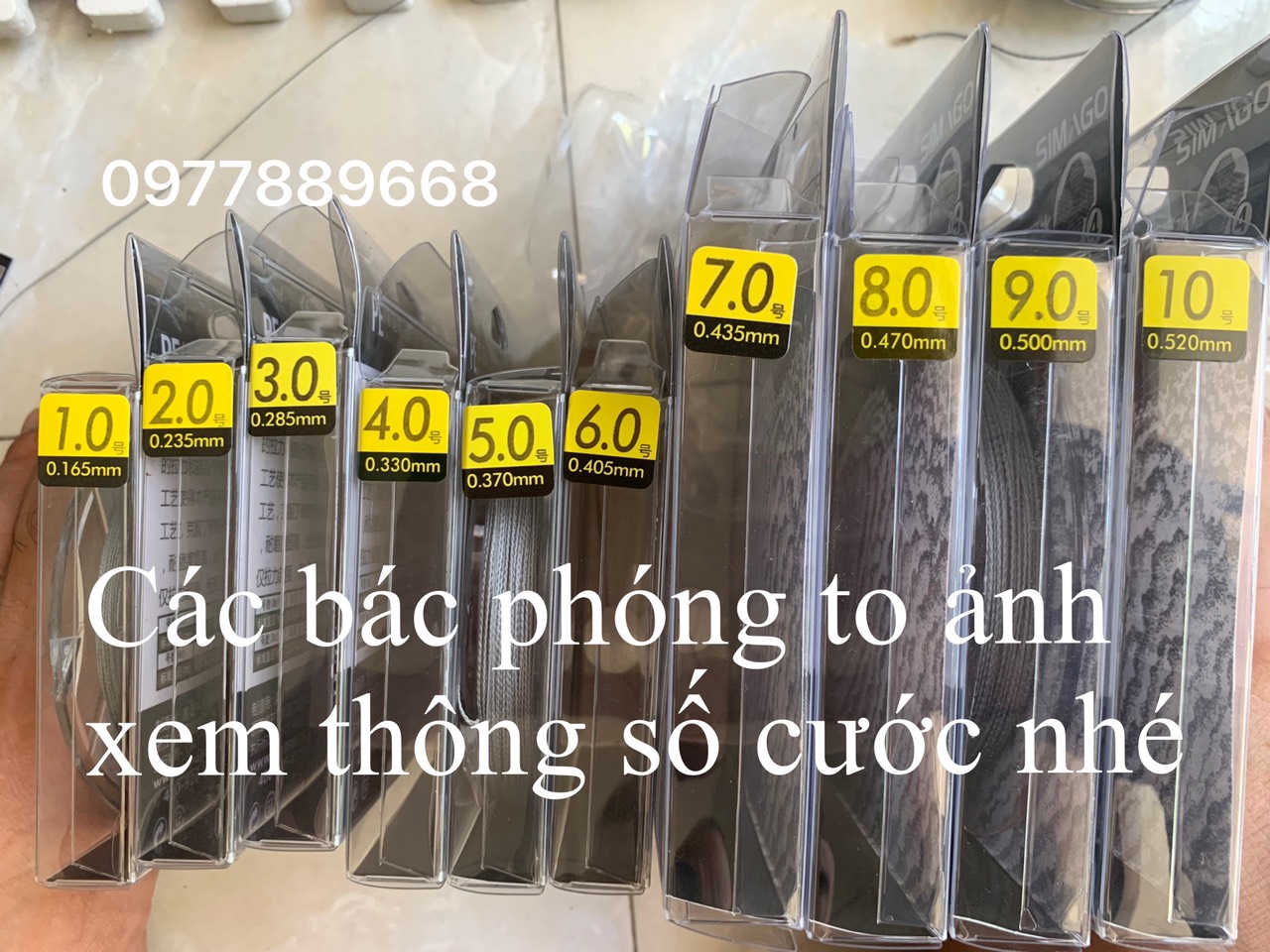 dù câu SIMAGO X4 CHÍNH HÃNG  100m