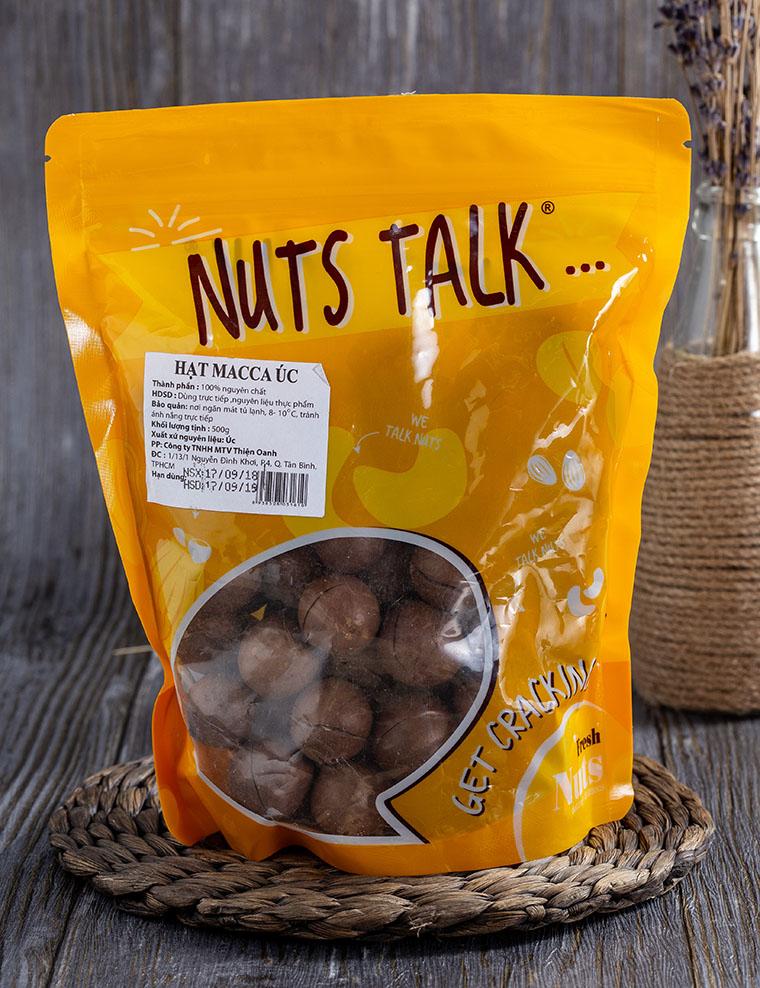 Macca Úc nứt vỏ (500g)
