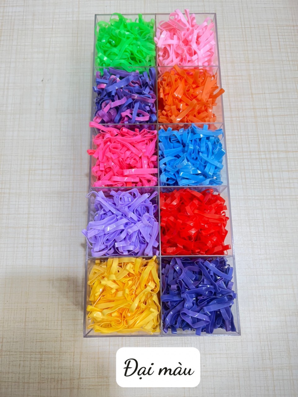 Sỉ 1kg thun buộc tóc thái siêu dẻo dai