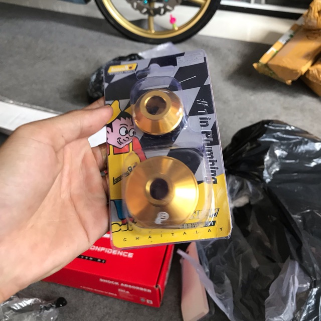 [HCM]Chụp Cóc Km Trusty Màu Vàng Gắn Mọi Dòng Xe