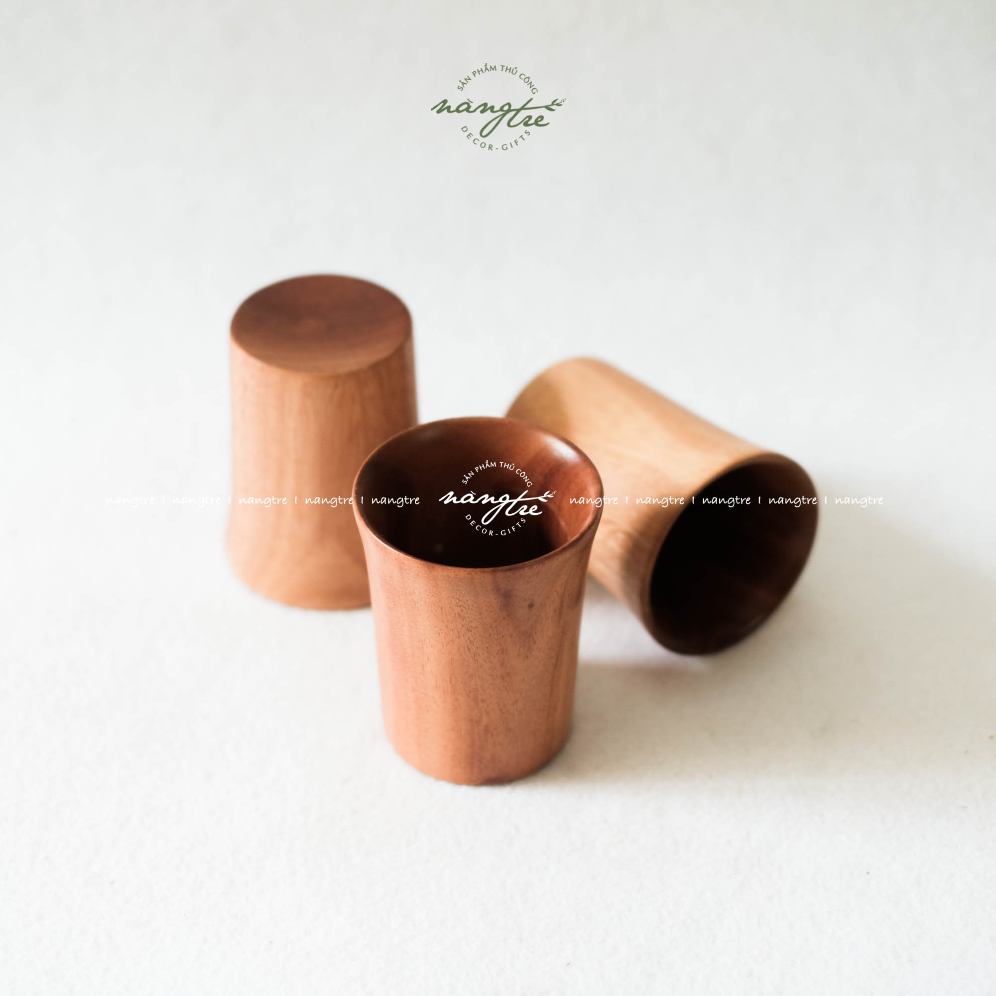 [HCM]Ly gỗ tự nhiên/ Cóc gỗ decor