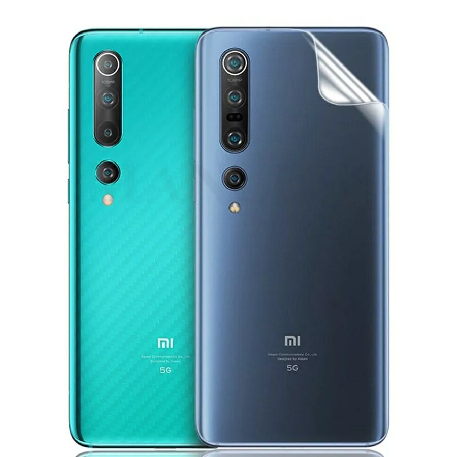 Dán lưng Carbon Xiaomi Mi 10 vân caro chống mồ hôi