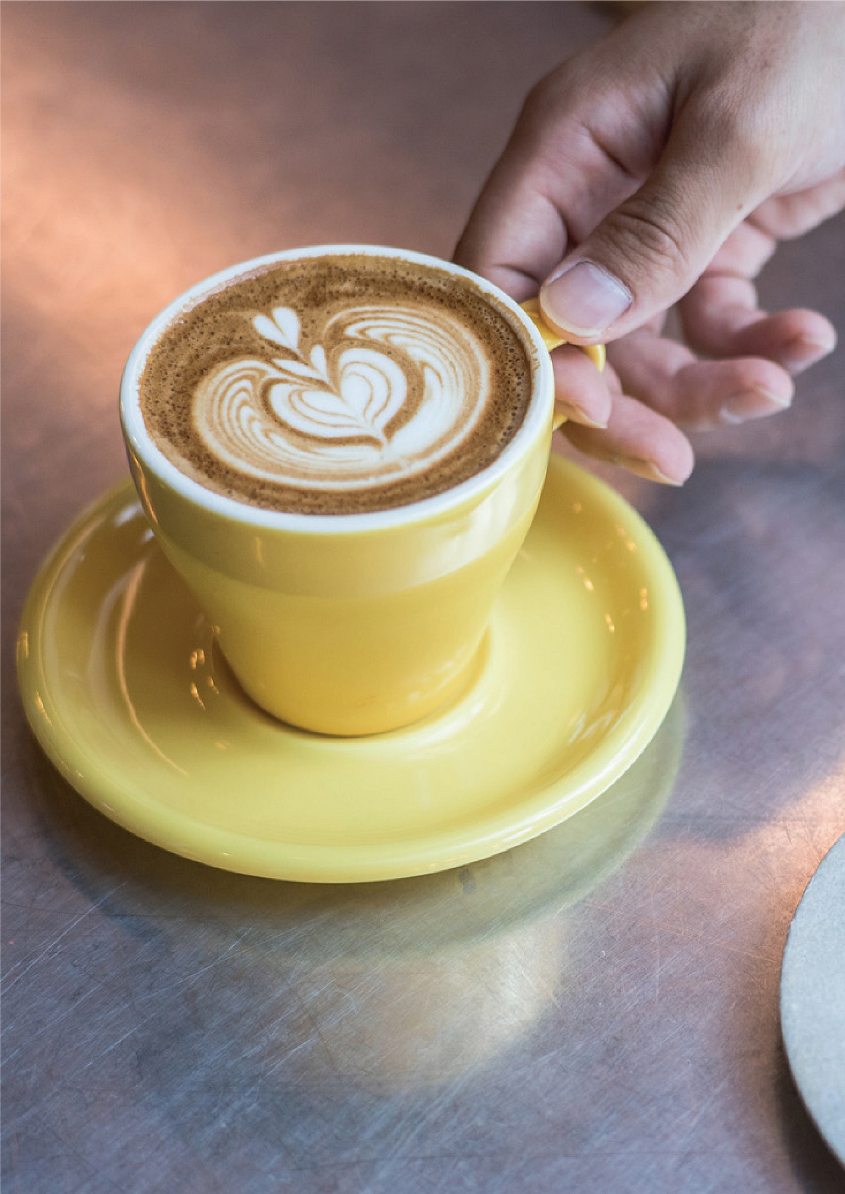 Ly sứ Origami Latte Cup 250ml uống trà cà phê