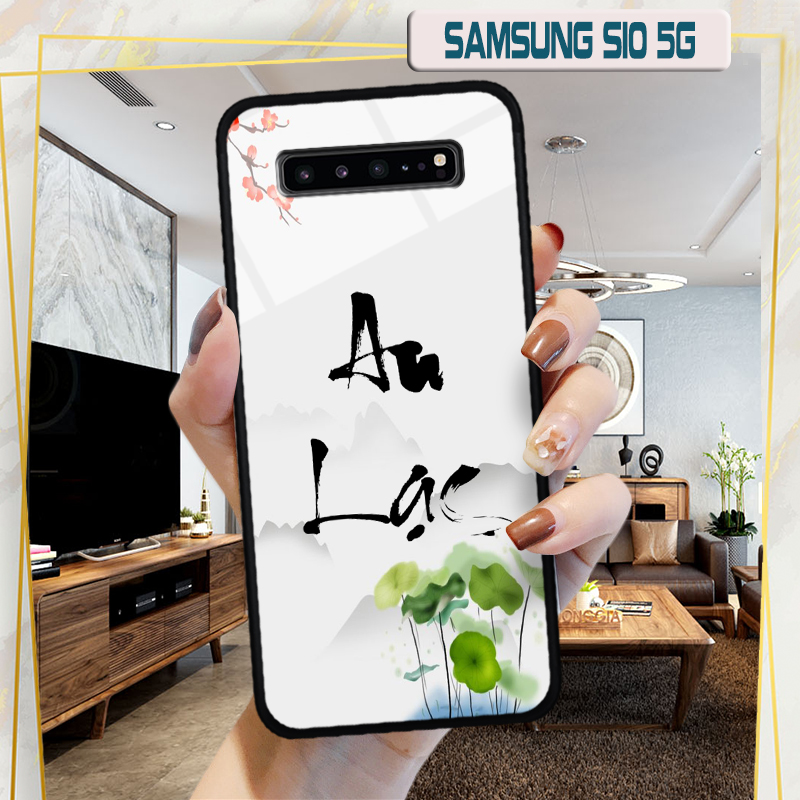 Ốp lưng Samsung Galaxy S10 5G in 3D chữ thư pháp