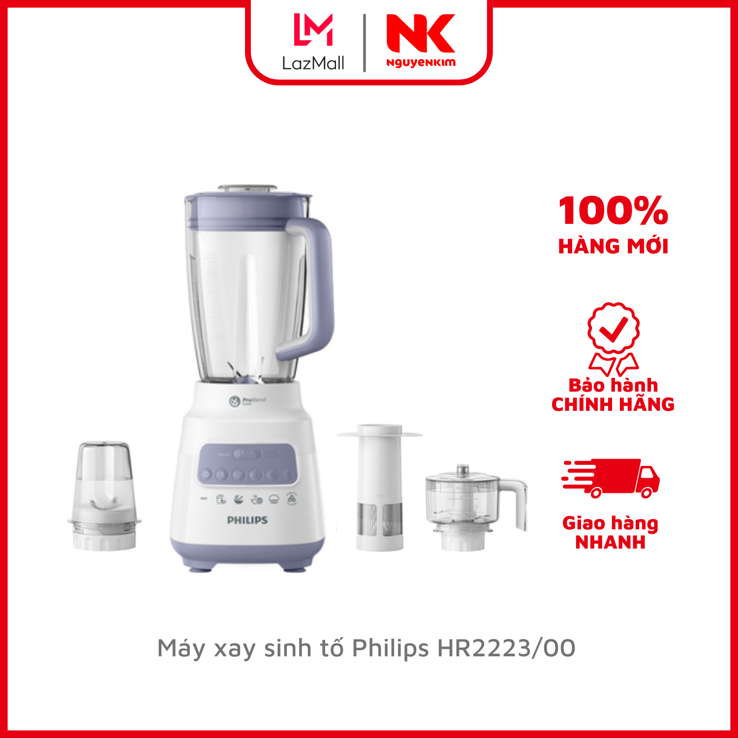 Máy xay sinh tố philips hr2223/00