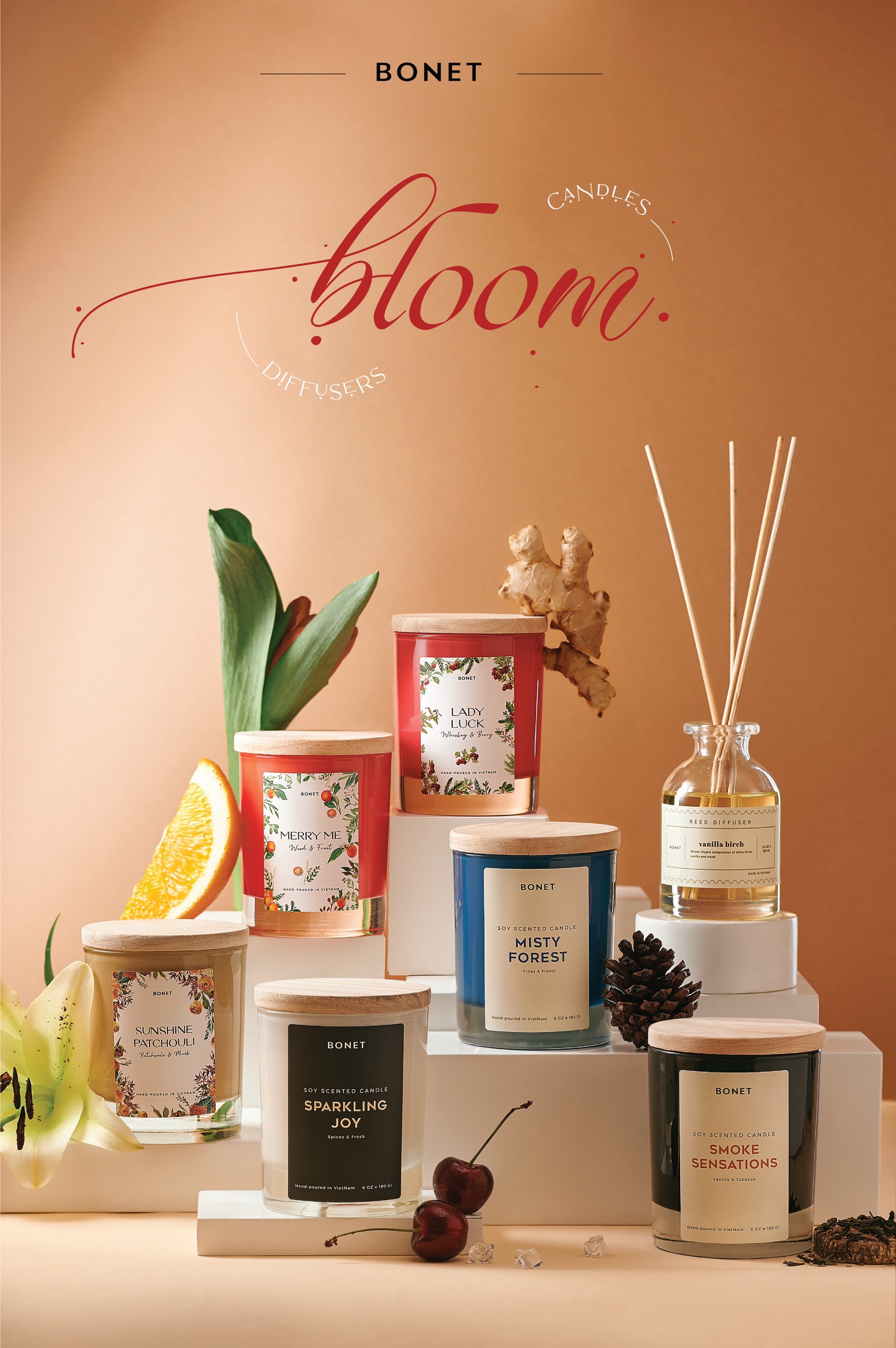 NẾN THƠM BONET HƯƠNG BLACK SENSATIONS