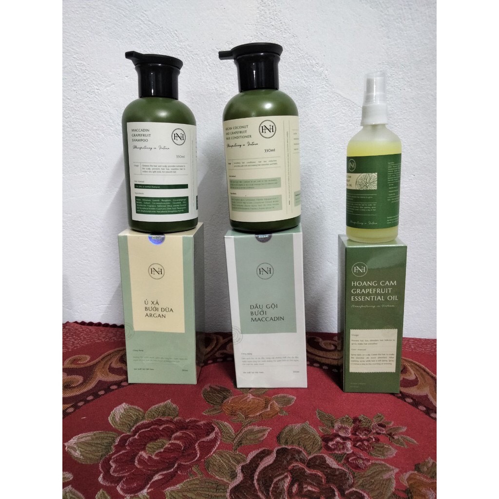 combo 3 món dàu gội xịt tóc gel ủ nga hoàng