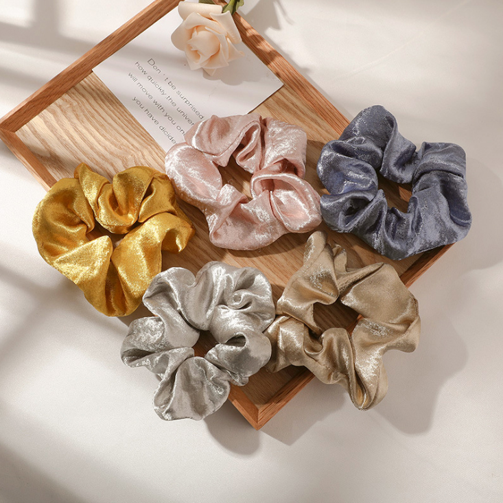 Dây Cột buộc tóc scrunchies Lụa mềm cao cấp HD45 siêu đẹp