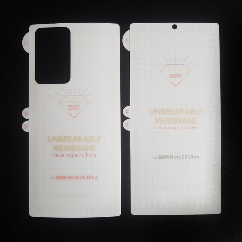 Bộ dán dẻo ppf cho galaxy note 20 ultra / note 20 + tặng gạt dán