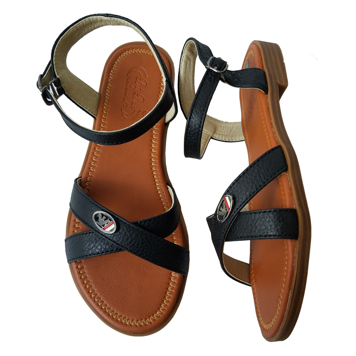 Giày Sandal Nữ Da Bò Thật BIGBEN Cao Cấp SDN88