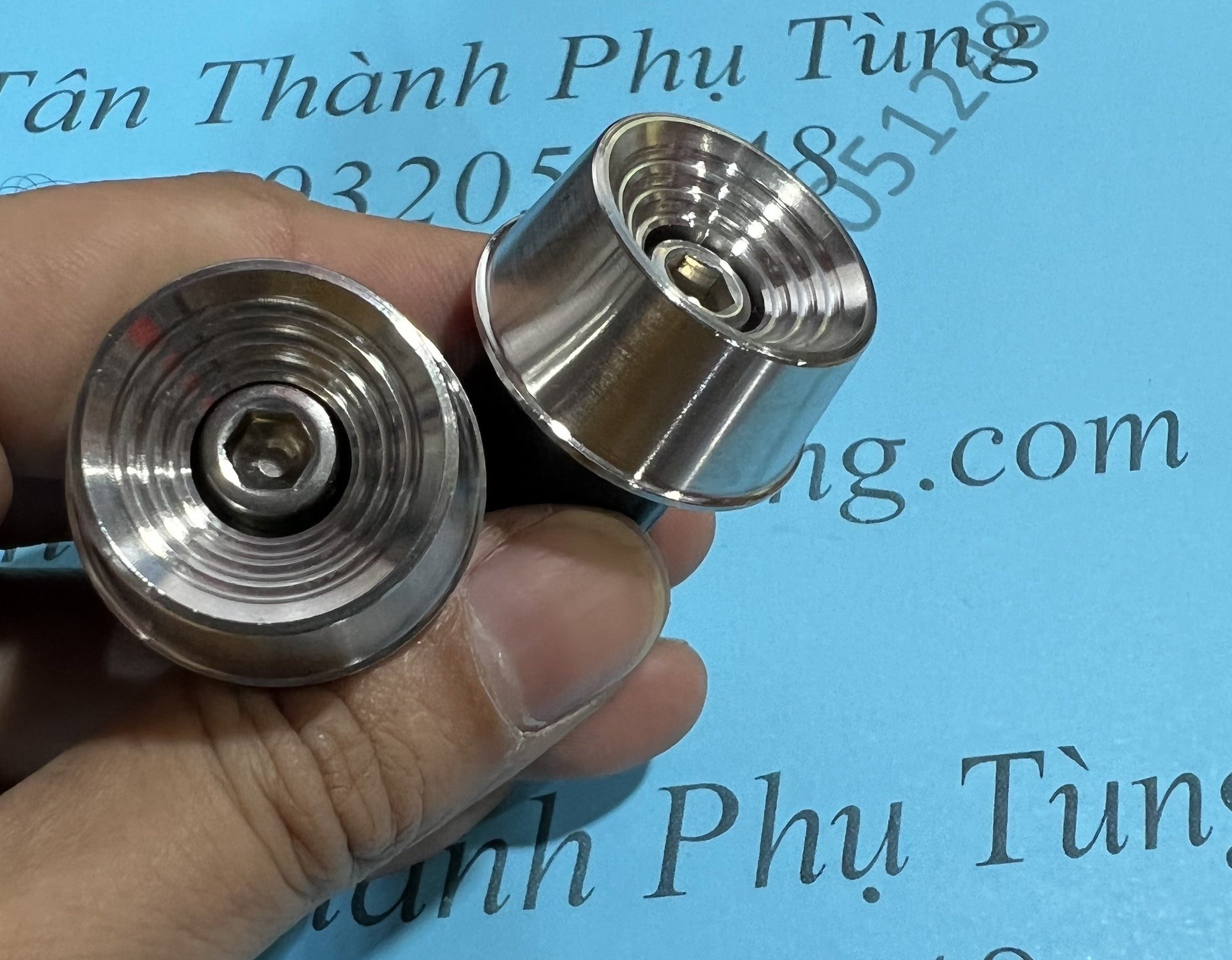 Gù inox salaya kiểu thái xoắn -mẫu 4 giá 1 cặp