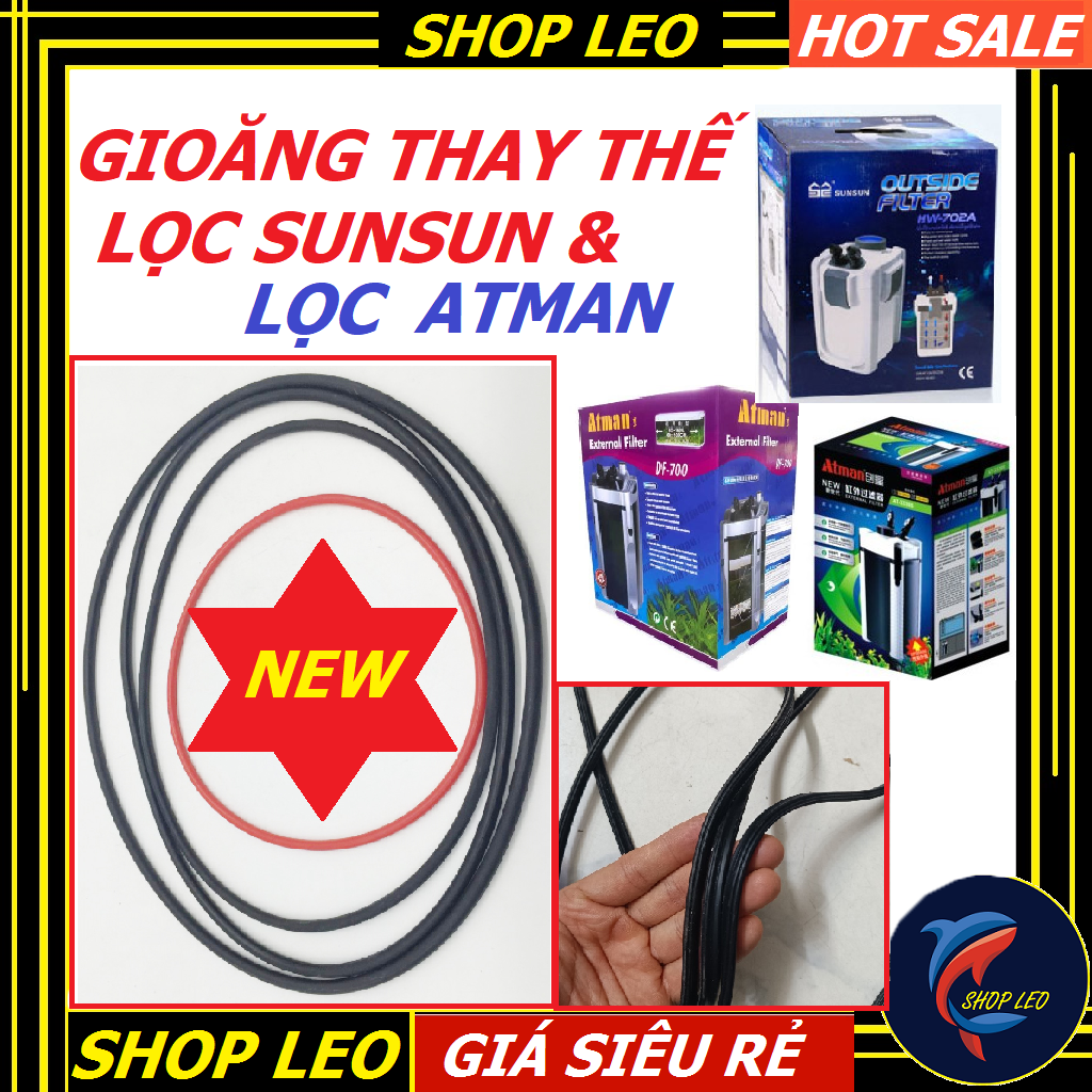 Gioăng lọc sunsun hw 602/603/604/702/703/704 - gioăng chế lọc - ron thay thế cho máy lọc - phụ kiện máy lọc - shopleo