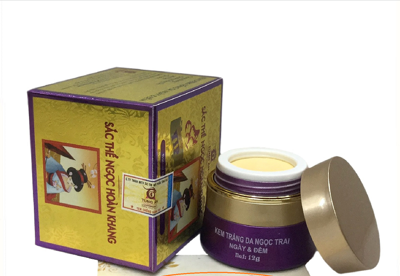 Kem dưỡng trắng da ngọc trai Sắc thể ngọc hoàn khang 12g