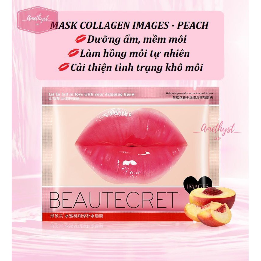 COMBO 20 Miếng Mặt Nạ Môi Images - Collagen Lips Moist Mask
