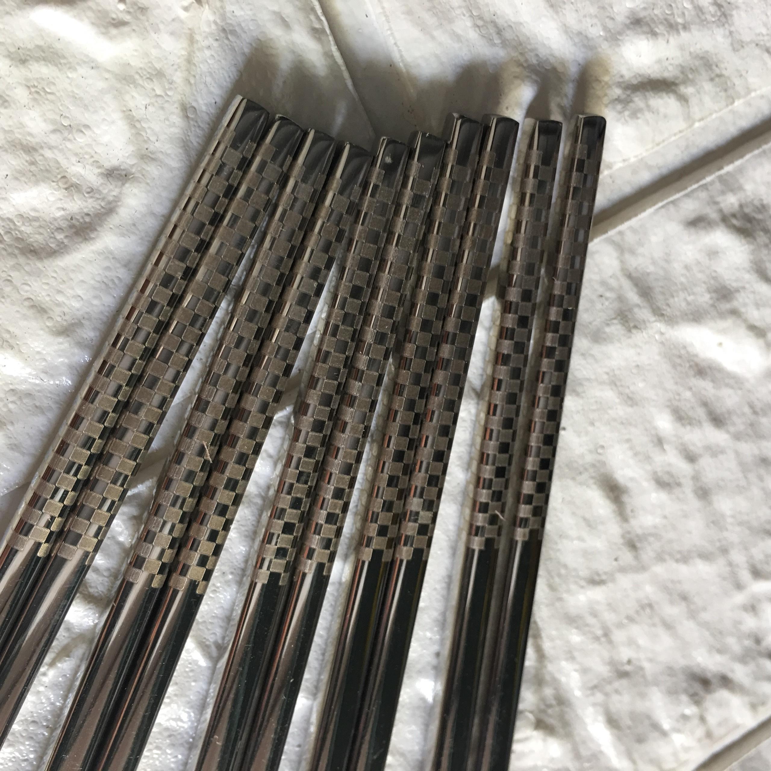 Set 5 đôi đũa inox 304 khác hoa văn cao cấp