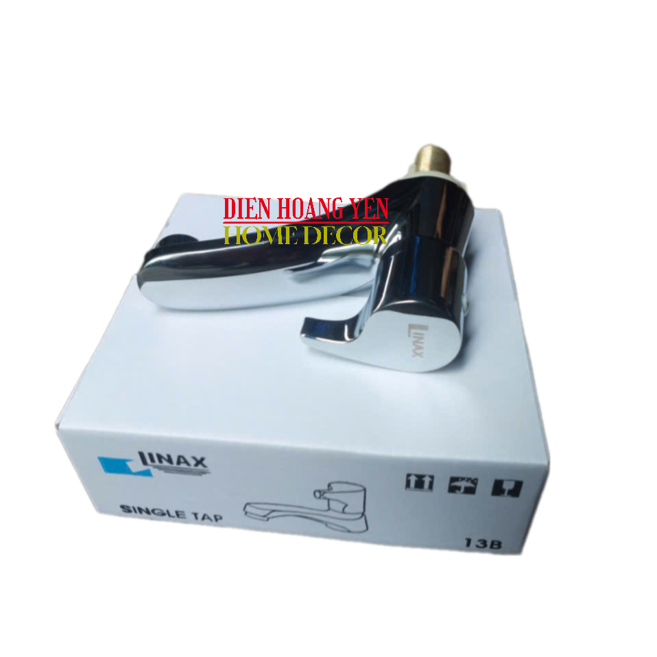 vòi lavabo lạnh gắn chậu rửa mặt đồng thau mạ crom dễ thay thế