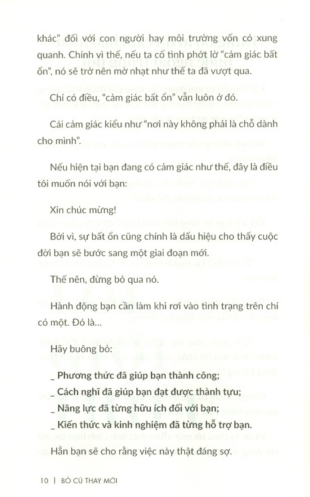 Bỏ Cũ Thay Mới