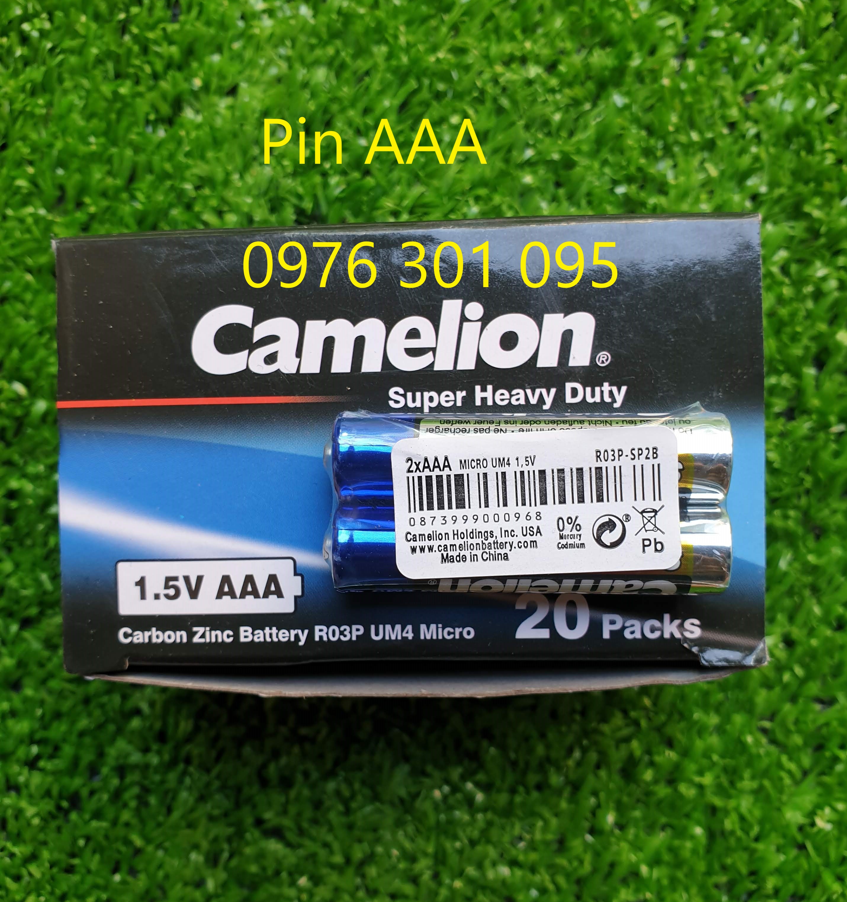 COMBO 3 Pin [CAMELION] Pin AA, AAA, Vuông 9V Thông Dụng