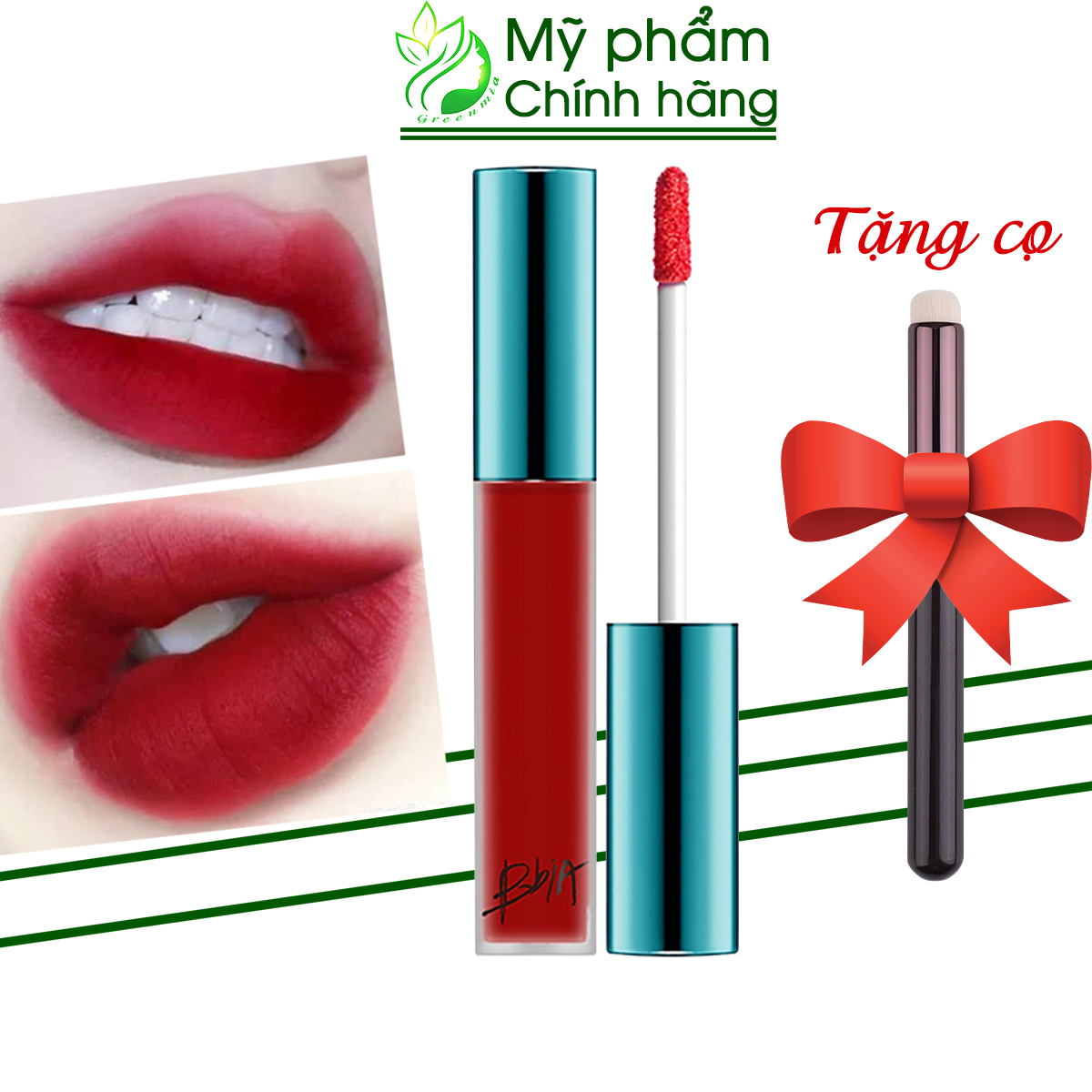 Son bbia 03 extra red đỏ hồng son kem lì bbia last velvet lip tint 5g