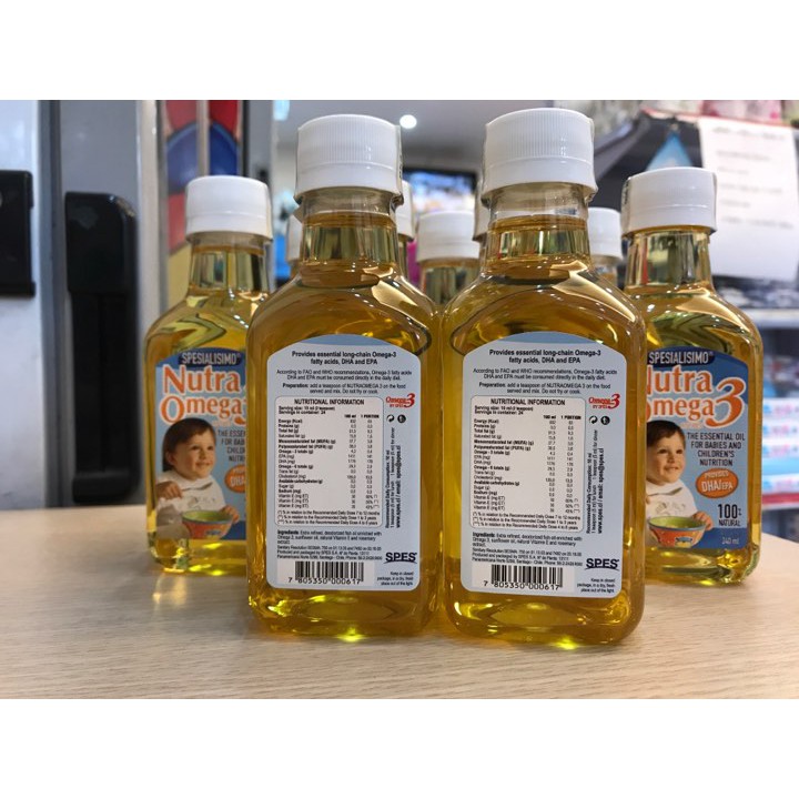 Dầu cá hồi Nutra Omega 3 240ml