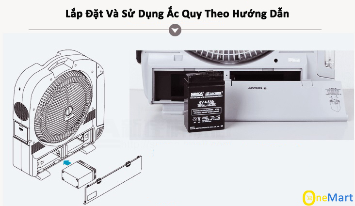 Quạt Tích Điện Đa Năng SUNCA SF-299A