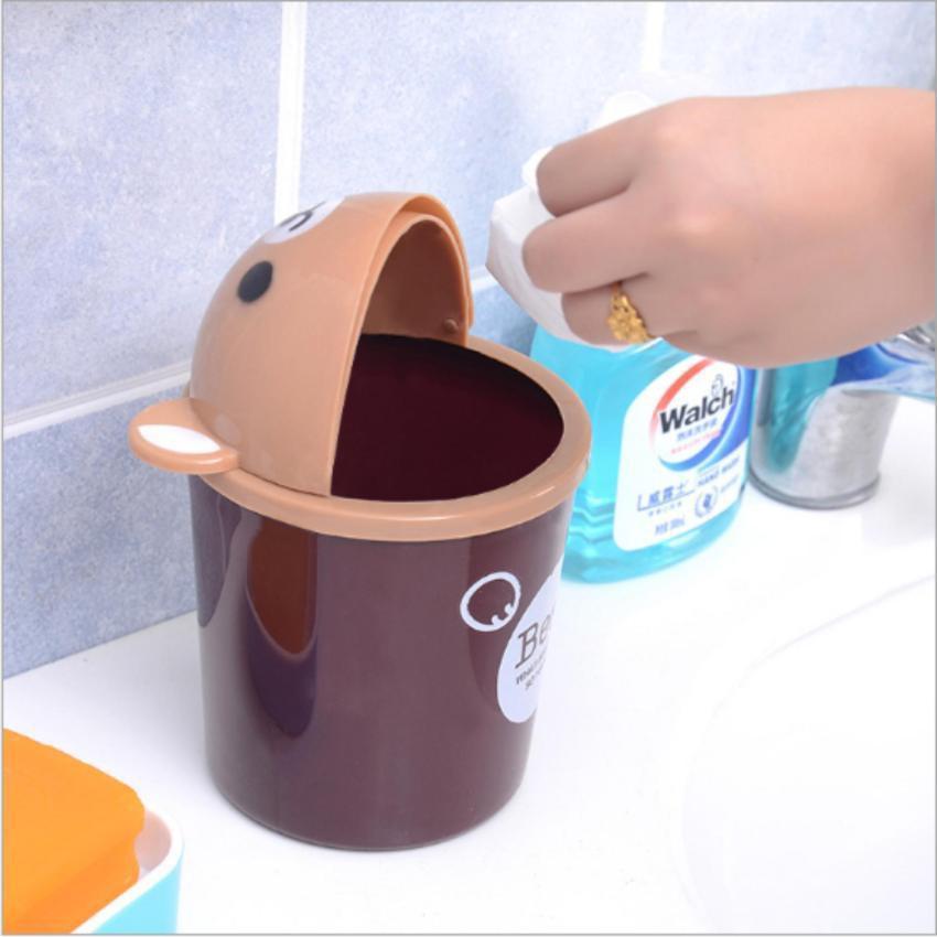 [HCM](XẢ KHO) Thùng Rác Mini Để Bàn Văn Phòng Hình Thú Dễ Thương