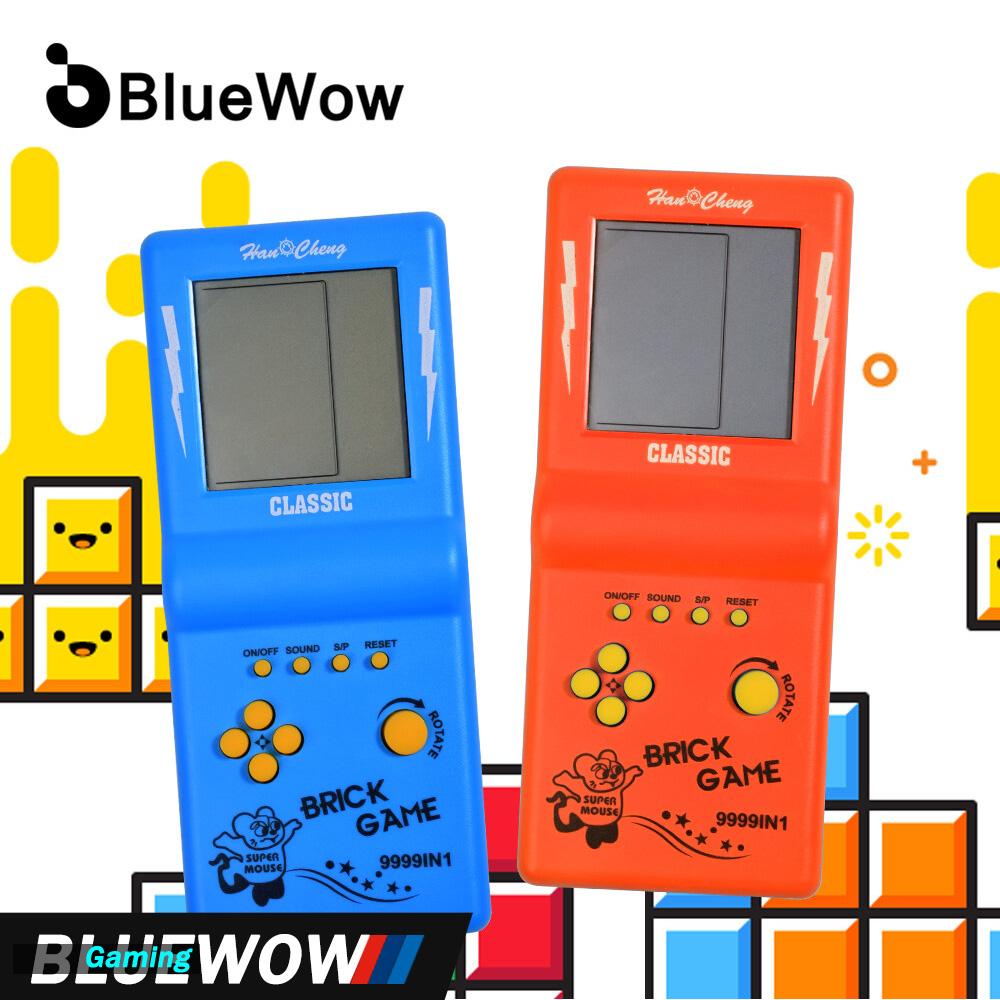 BlueWow B8050 Đồ Chơi Trò Chơi Gạch Cổ Điển Vui Nhộn Tetris LCD Cầm Tay Cổ Điển
