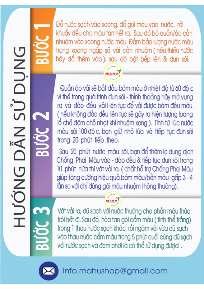 8ml dung dịch Chống Phai Màu