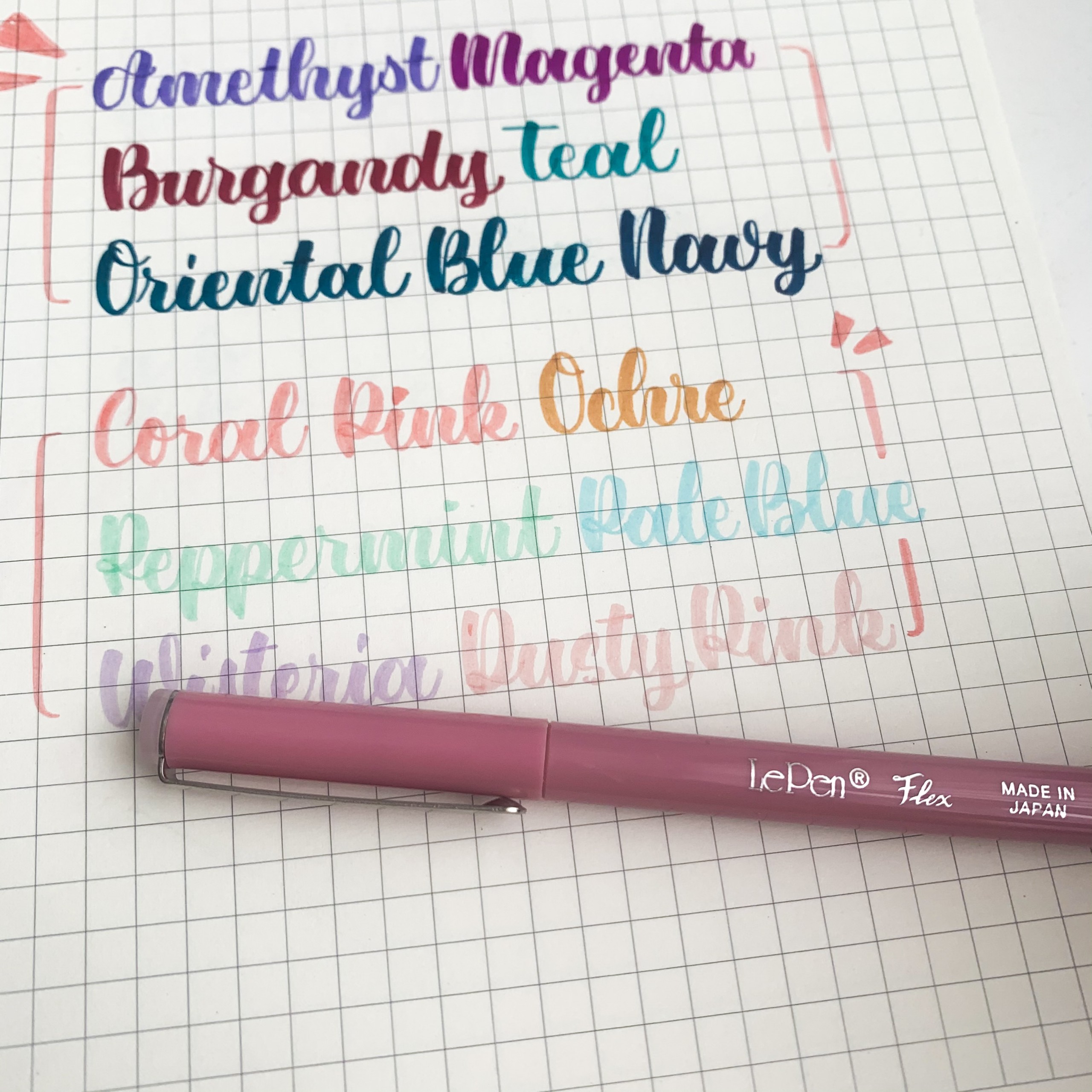 [HCM](Cây Lẻ) Bút Luyện Calligraphy Marvy LePen Flex - Hidari