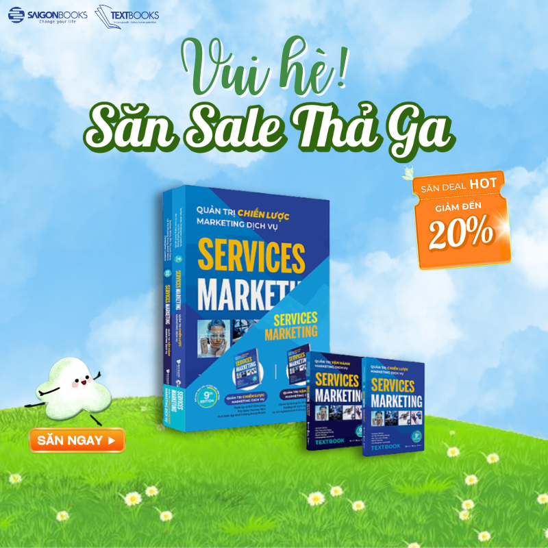 Bộ sách Textbook - Services Marketing (Combo 2 cuốn)