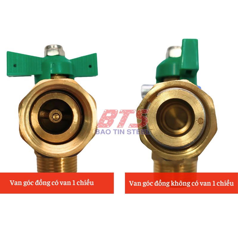 Van góc đồng tay bướm phi 27 novo – việt tiệp