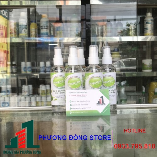 Dung dịch rửa tay sát khuẩn hapicare - Chai 100ml