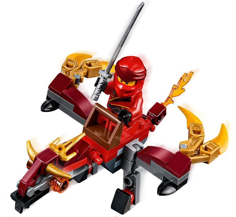 LEGO Ninjago Legacy 30535 Fire Flight Kai´s Mini Dragon Polybag [New Sealed, Genuine LEGO]