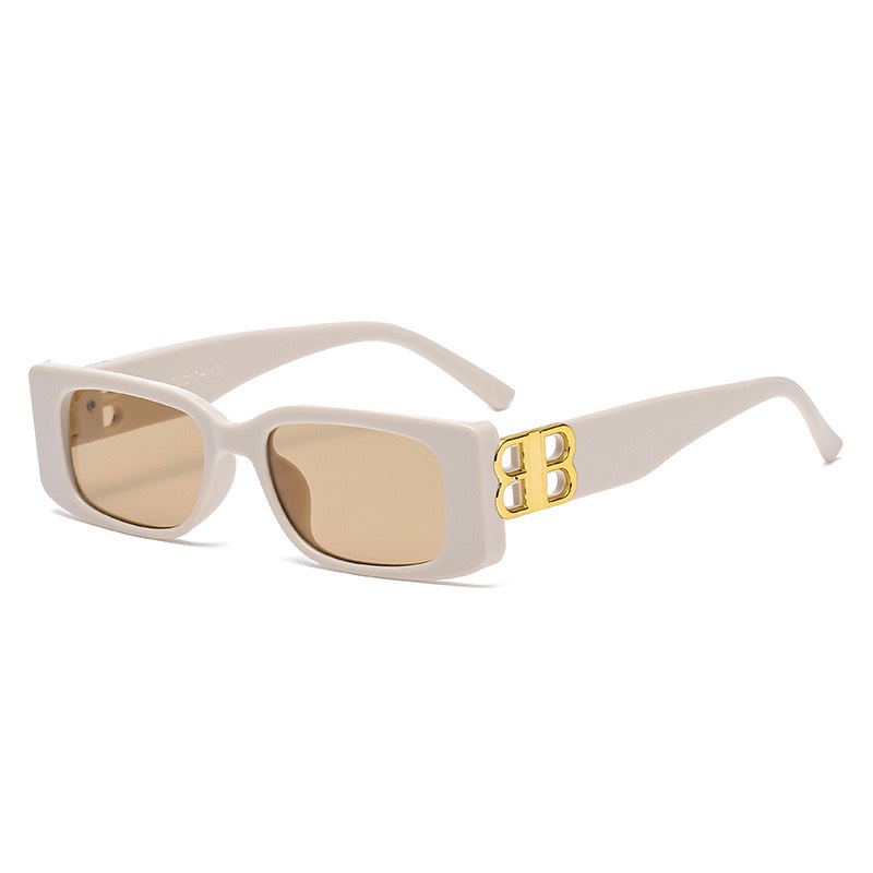 Mắt kính râm nam nữ unisex kính mát thời trang gọng đính chữ b 709 kiểu dáng cool ngầu cực chất