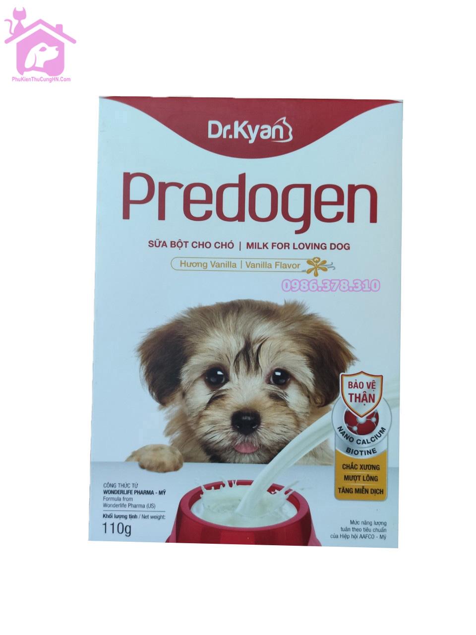 Sữa bột dinh dưỡng cho chó Dr.Kyan Predogen 110g