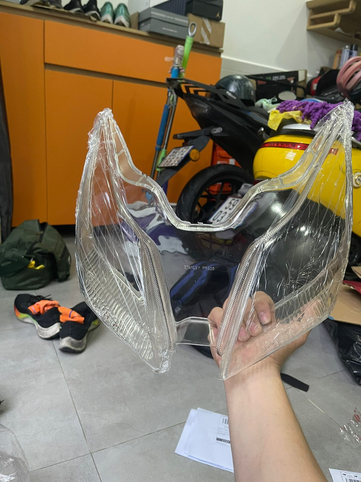Mica đèn pha 2 đèn AB/ Airblade Thái đời đầu 2011 đến 2013