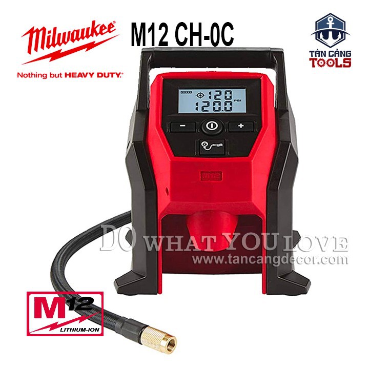 Máy Bơm Hơi Dùng Pin Milwaukee M12BI-0 ( Thân Máy )