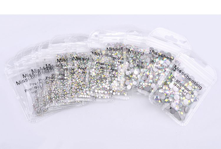 Đá chân keo gắn móng mix size - 1440 viên