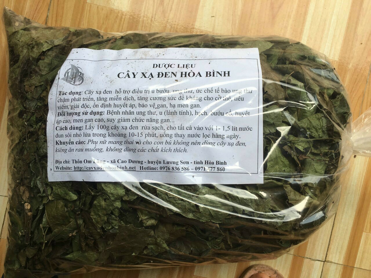 1KG LÁ XẠ ĐEN KHÔ