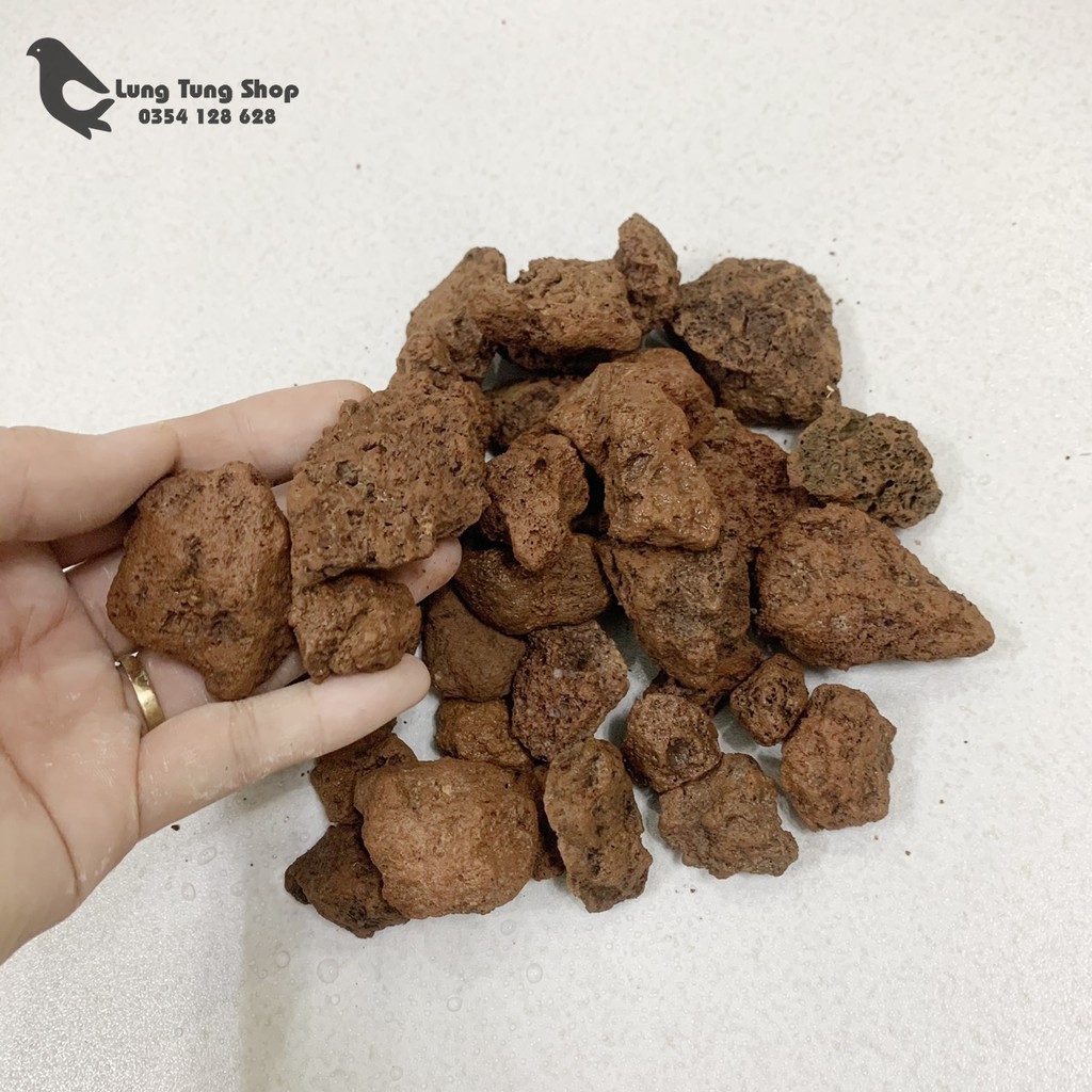 1kg đá nham thạch đỏ