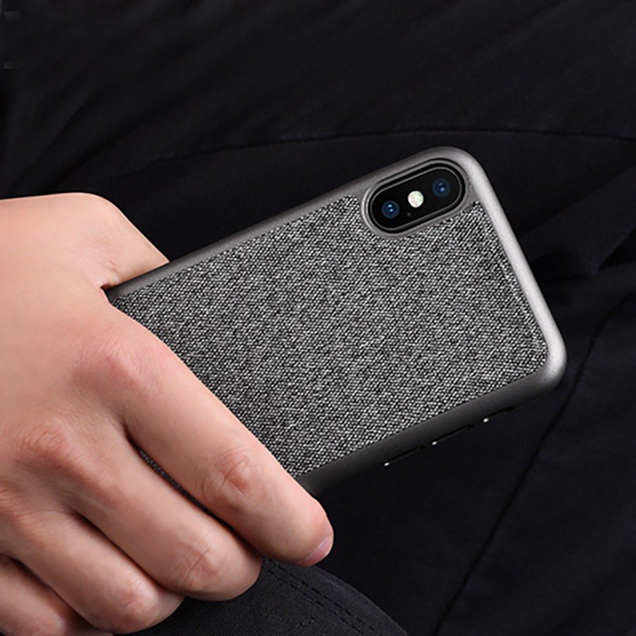 Ốp lưng bọc vải iPhone X/XS Hoco Dazzle Sign