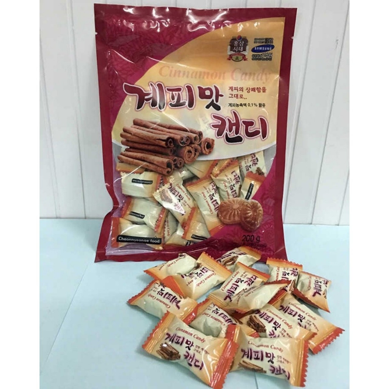 Kẹo quế cứng hàn quốc 200g
