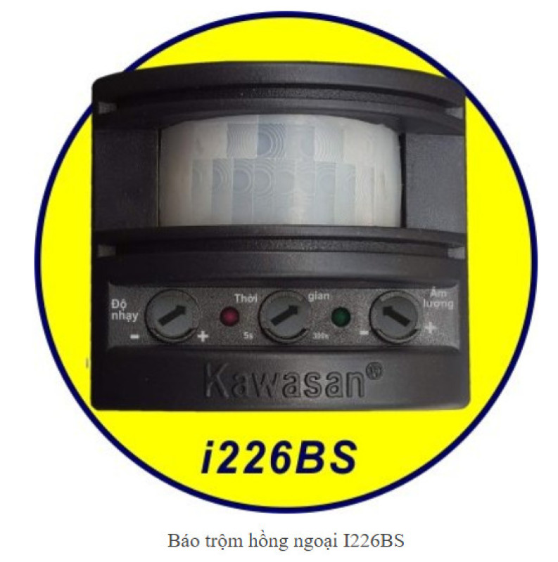 Bảng giá Thiết bị báo động độc lập Kawasan I226BS (vỏ màu đen) - có thể sử dụng làm báo khách, báo trộm 2 trong 1 với cảm ứng hồng ngoại chính hãng siêu nhạy