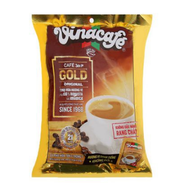 Cà Phê Sữa Vina Gold Original bịch 24 gói x 20g
